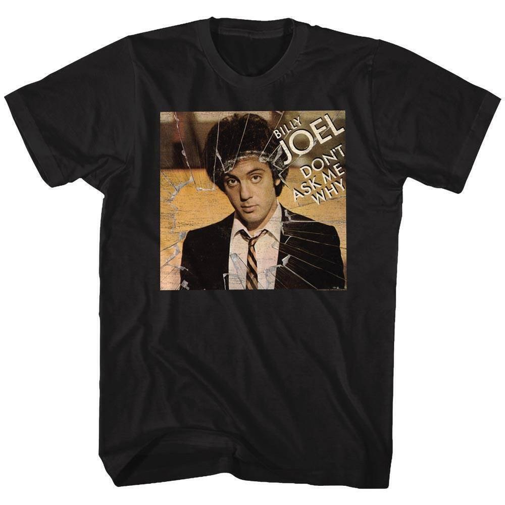 Billy Joel Dont Ask Me Why Black Adult T Shirt
